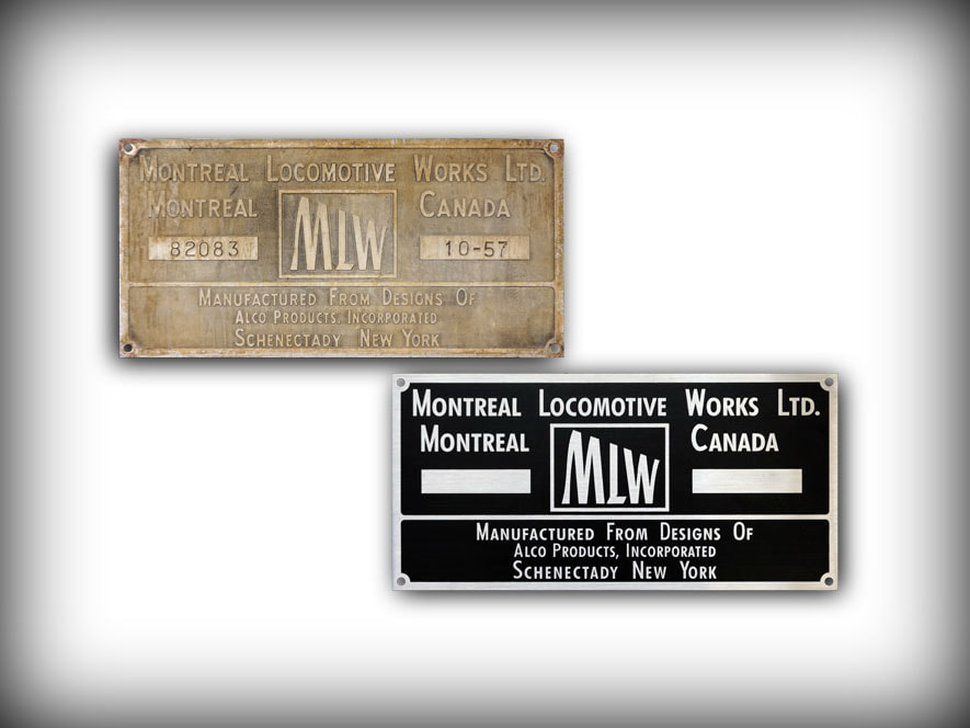 Engraved Brass Plate -  Canada